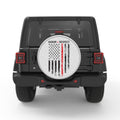 HONOR RESPECT FIREFIGHTER BLACK TIRE COVER