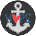 HOPE ANCHOR BLACK CARBON FIBER TIRE COVER