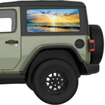 HOPE FLYING SEAGULL QUARTER WINDOW DECAL FITS 2018+ JEEP WRANGLER 2 DOOR HARD TOP JL