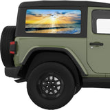 HOPE FLYING SEAGULL QUARTER WINDOW DECAL FITS 2011-2018 JEEP WRANGLER 2 DOOR HARD TOP JK