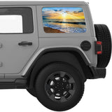 HOPE FLYING SEAGULL QUARTER WINDOW DECAL FITS 2018+ JEEP WRANGLER 4 DOOR HARD TOP JLU