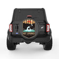 HOT SPRINGS BLACK CARBON FIBER TIRE COVER