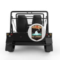 HOT SPRINGS WHITE CARBON FIBER TIRE COVER FOR MOKE