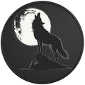 HOWLING WOLF BLACK TIRE COVER