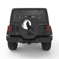 HOWLING WOLF BLACK CARBON FIBER TIRE COVER