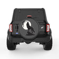 HOWLING WOLF BLACK CARBON FIBER TIRE COVER