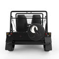HOWLING WOLF BLACK CARBON FIBER TIRE COVER FOR MOKE