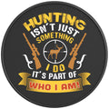 HUNTING ISNT JUST SOMETHING I DO PEARL  WHITE CARBON FIBER TIRE COVER