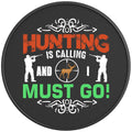 HUNTING IS CALLING PEARL  WHITE CARBON FIBER TIRE COVER