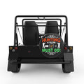 HUNTING IS CALLING BLACK CARBON FIBER TIRE COVER FOR MOKE