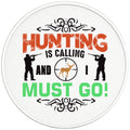 HUNTING IS CALLING BLACK TIRE COVER
