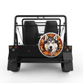 HUSKY AUTUMN WHITE TIRE COVER FOR MOKE