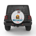 HAMBURGER INDEPENDENCE DAY BLACK TIRE COVER