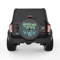 HANGING WITH THE JELLIES BLACK CARBON FIBER TIRE COVER