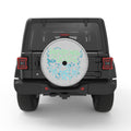 HANGING WITH THE JELLIES WHITE TIRE COVER