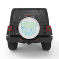 HANGING WITH THE JELLIES BLACK TIRE COVER