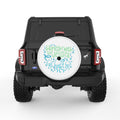 HANGING WITH THE JELLIES WHITE TIRE COVER