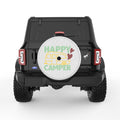 HAPPY CAMPER PEARL  WHITE CARBON FIBER TIRE COVER