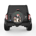 HAPPY COLLIE DAYS BLACK CARBON FIBER TIRE COVER
