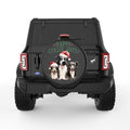 HAPPY COLLIE DAYS BLACK TIRE COVER