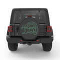 HAPPY LUCKY PEARL  WHITE CARBON FIBER TIRE COVER