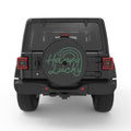 HAPPY LUCKY BLACK CARBON FIBER TIRE COVER