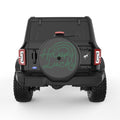 HAPPY LUCKY BLACK CARBON FIBER TIRE COVER