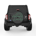 HAPPY LUCKY BLACK TIRE COVER
