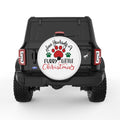 HAVE YOURSELF A FURRY LITTLE CHRISTMAS WHITE TIRE COVER