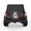HAVE YOURSELF A HUSKY CHRISTMAS BLACK TIRE COVER