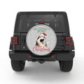 HAVE YOURSELF A HUSKY CHRISTMAS WHITE TIRE COVER