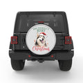 HAVE YOURSELF A HUSKY CHRISTMAS BLACK TIRE COVER