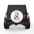 HAVE YOURSELF A HUSKY CHRISTMAS WHITE TIRE COVER