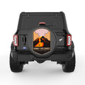 HAWAI VOLCANOES NATIONAL PARK BLACK CARBON FIBER TIRE COVER