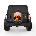 HAWAI VOLCANOES NATIONAL PARK BLACK TIRE COVER
