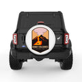 HAWAI VOLCANOES NATIONAL PARK WHITE TIRE COVER