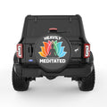 HEAVILY MEDITATED PEARL  WHITE CARBON FIBER TIRE COVER