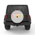 HELLO SUMMER WHITE TIRE COVER
