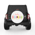 HELLO SUMMER WHITE TIRE COVER
