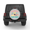 HOLIDAYS ARE BETTER IN FLIP FLOPS WHITE TIRE COVER