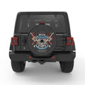 HONOR THE FALLEN THANK THE LIVING BLACK CARBON FIBER TIRE COVER