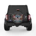 HONOR THE FALLEN THANK THE LIVING BLACK TIRE COVER