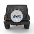 HOPE ANCHOR WHITE TIRE COVER
