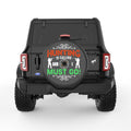 HUNTING IS CALLING BLACK CARBON FIBER TIRE COVER