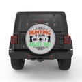 HUNTING IS CALLING WHITE TIRE COVER