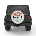 HUNTING IS CALLING SILVER CARBON FIBER TIRE COVER