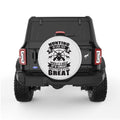 HUNTING IS LIKE SEX PEARL  WHITE CARBON FIBER TIRE COVER