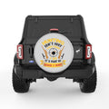 HUNTING ISNT JUST SOMETHING I DO SILVER CARBON FIBER TIRE COVER