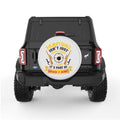 HUNTING ISNT JUST SOMETHING I DO PEARL  WHITE CARBON FIBER TIRE COVER
