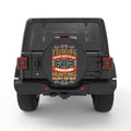 HUNTING SOLVES THE REST PEARL  WHITE CARBON FIBER TIRE COVER